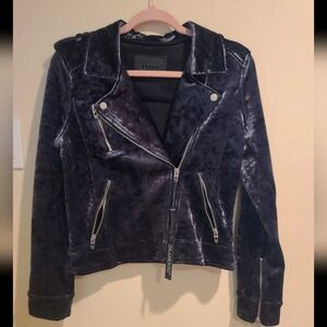 Blank NYC Velvet Moto Jacket